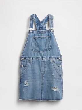 GAP Kids Denim Pinafore Dress